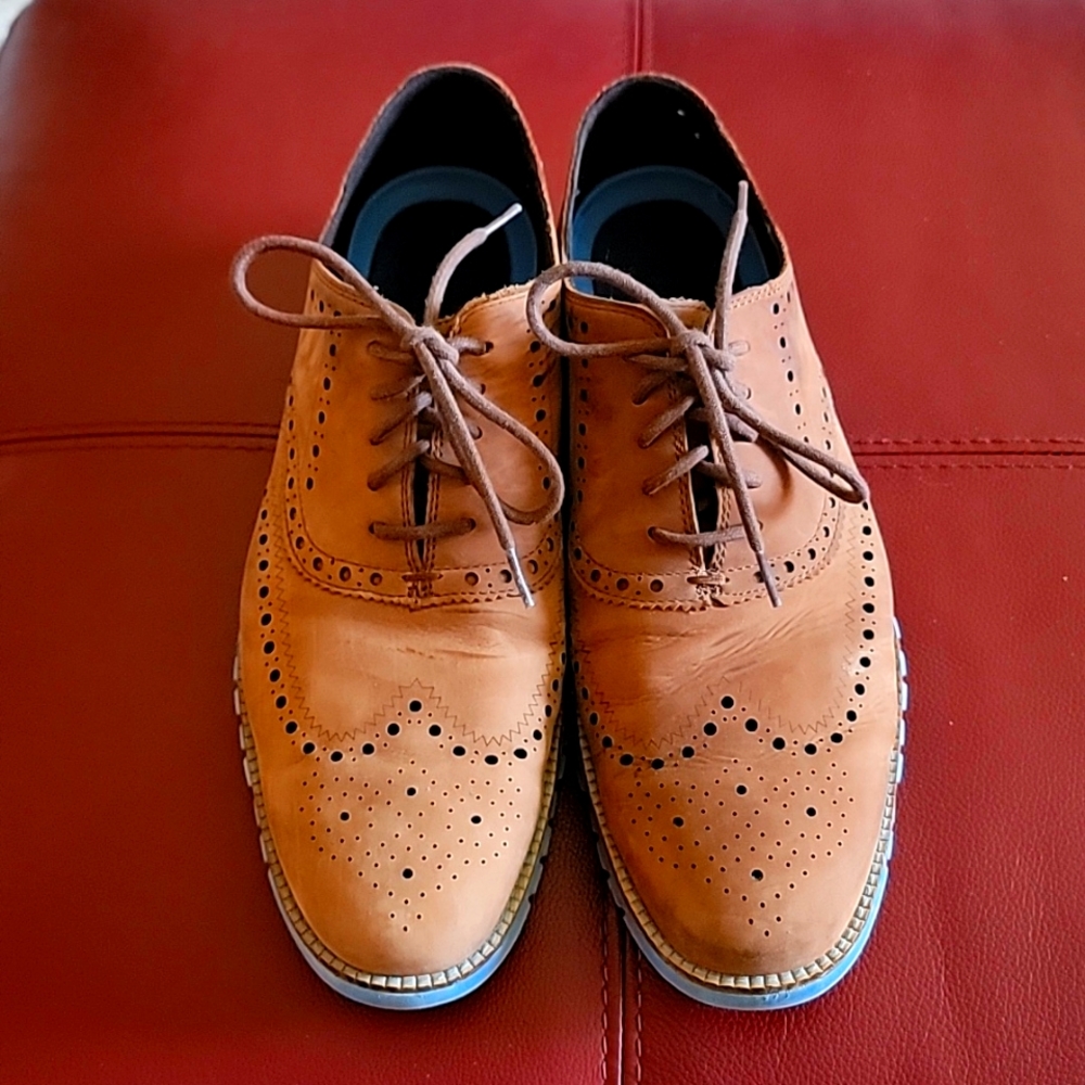 Cole Haan ZeroGrand in brown leather men's size 12